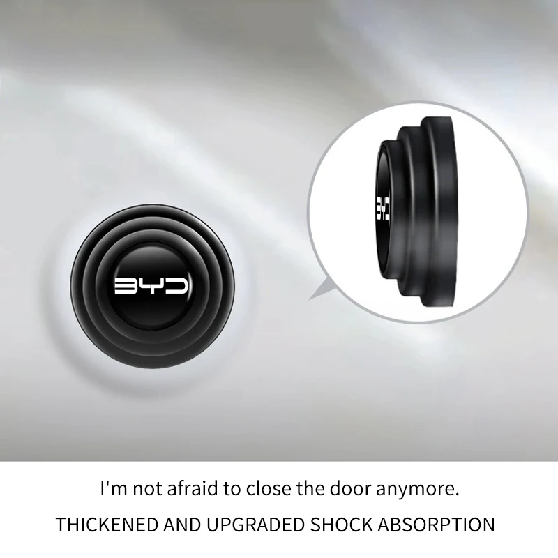 سيارة Crashproof سيليكون حصيرة الباب امتصاص الصدمات وسادة الملحقات الداخلية ل BYD F3 I3 F0 F6 S6 L3 S7 M6 تانغ أغنية تشينغ يوان ماكس