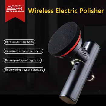 New projector car polisher machine wireless electric polishing wax tool adjustable speed cordless auto polish waxing machine