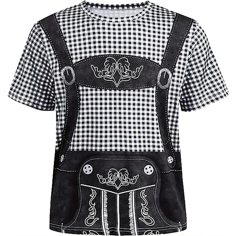 3D Printing Oktoberfest Bavaria T Shirt Men Cosplay Graphic Tees Summer Fashion Short Sleeve Top Street Harajuku Cool Tee Shirts