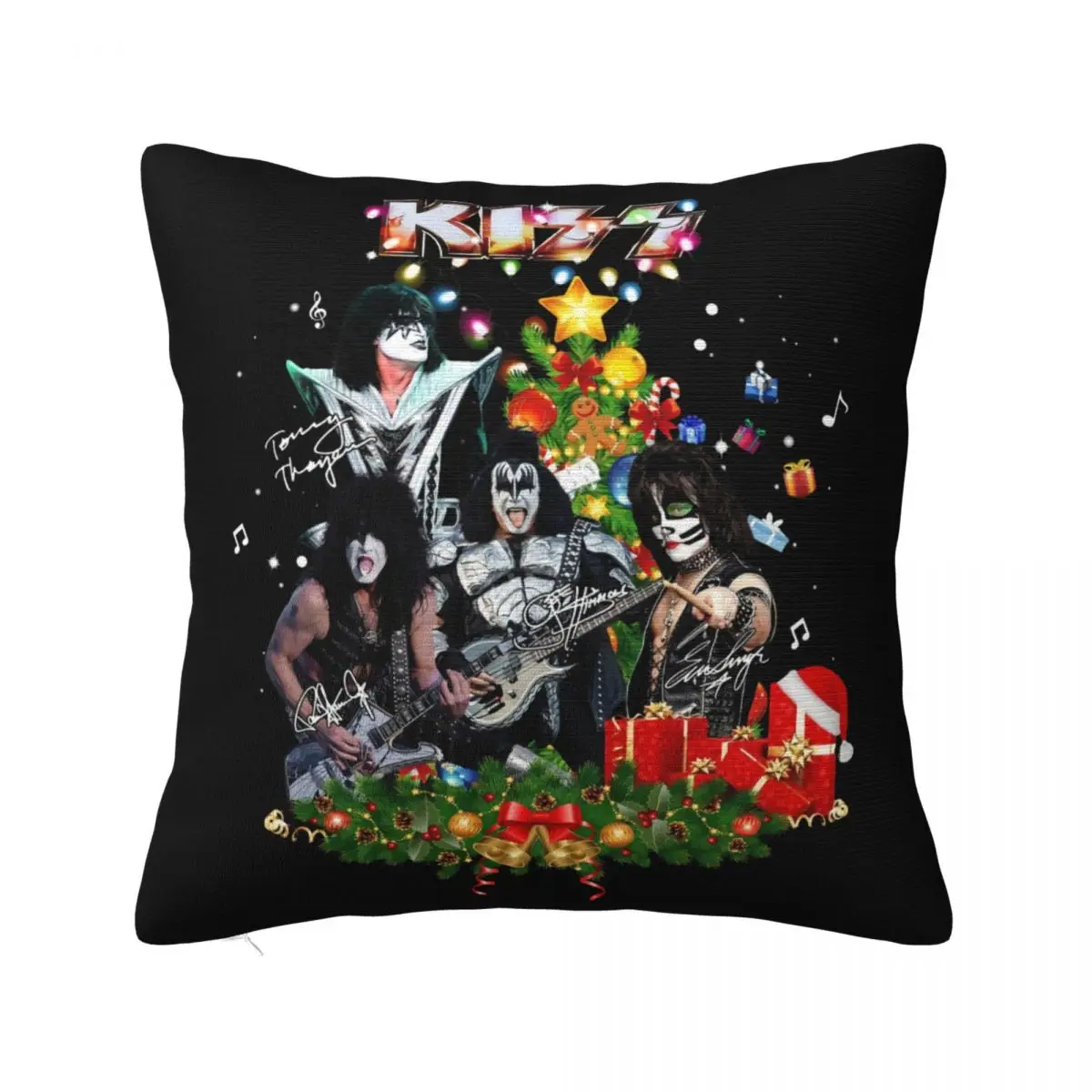 Rare New Kiss Christmas Tree Men Size S M L Xl 234Xl P808 Humour Hot Sell Family Formal Pillow Case