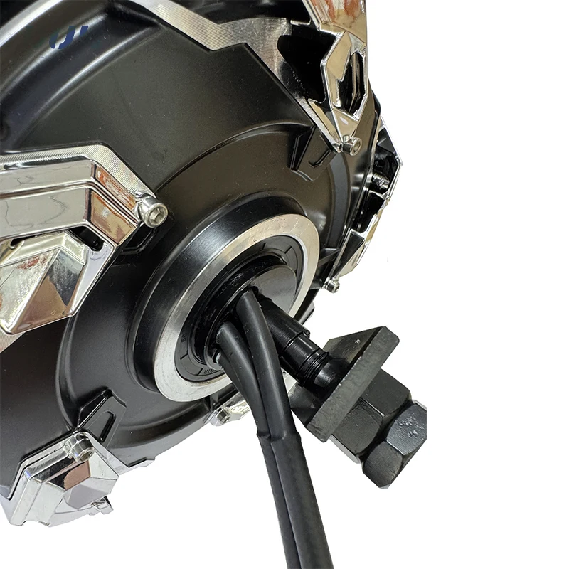 QS WP Rated 3500W 10*2.15inch V5 Peak 6000W Brushless DC Hub Motor