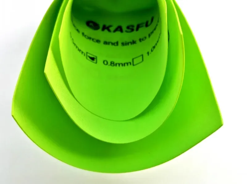 KASF High-End-Tischtennisschwamm, 0,5/0,8/1,0 mm, superweicher Ping-Pong-Schwamm, speziell für lange Noppen und Noppen, Anti-Bogen – Detail 2