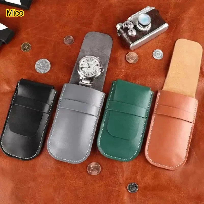 

Premium Watch & Jewelry Storage Bag Portable Dustproof Organizer Pouch Soft Flannelette Leather Protective Bag
