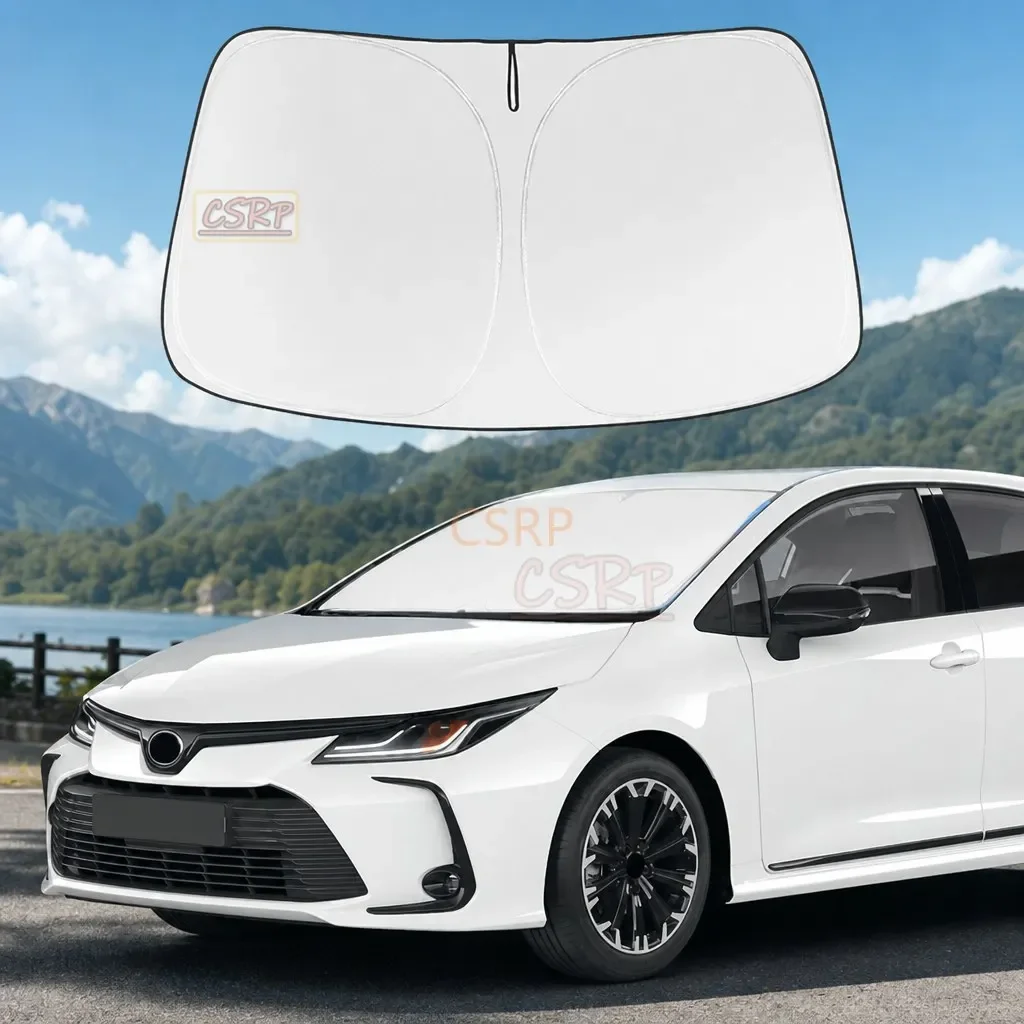 Car Windshield Sun Shade Covers Visors Auto Front Window Sunscreen Parasol Coche For Toyota Corolla 2020 2021 2023 Sunshad