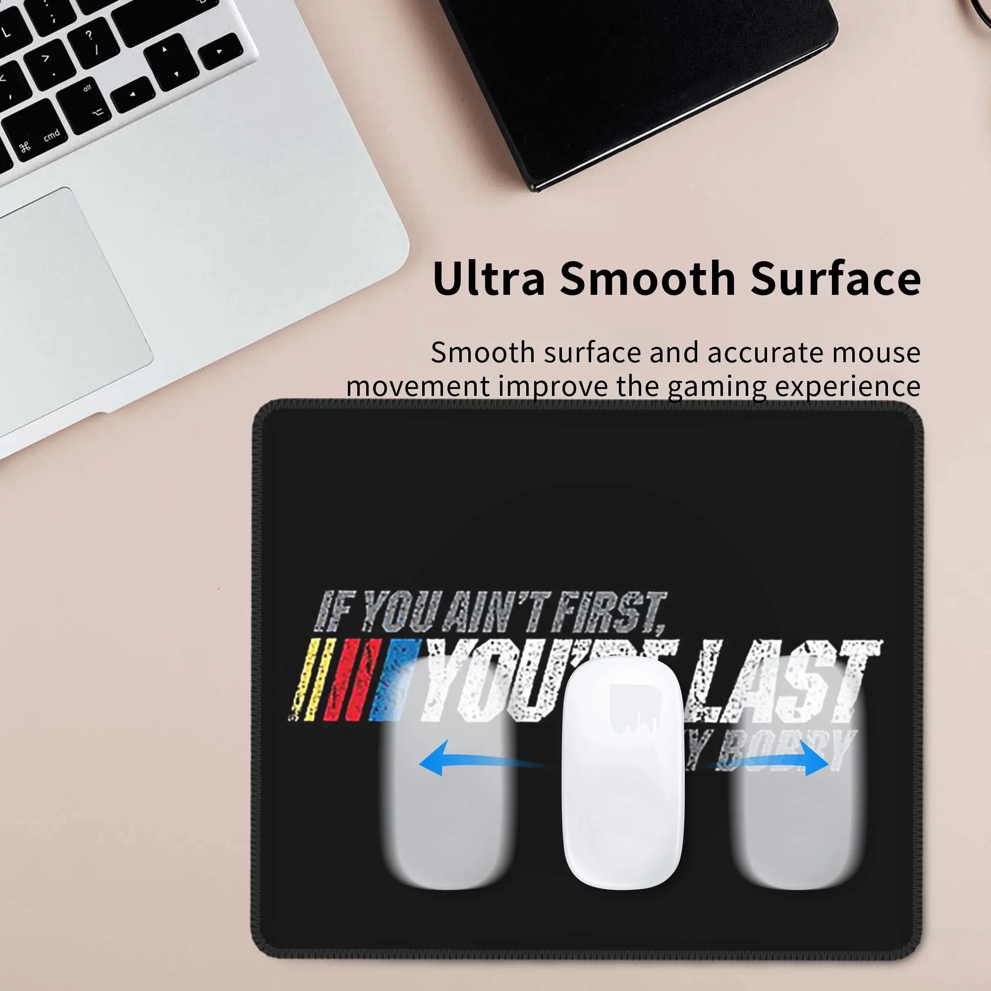 إذا لم تكن أولاً، أنت آخر - لوحة ماوس ريكي بوب، لوحة مفاتيح الكمبيوتر، حصيرة الماوس، ألعاب الكمبيوتر المحمول، حصيرة مكتبية لطاولة المكتب #3