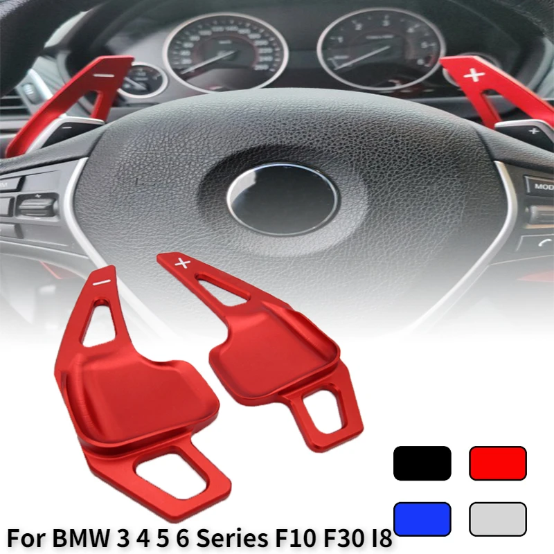 

2PCS Car Accessories Aluminum Steering Wheel Shift Paddle Shifter Extension Blade for BMW 3 4 5 6 Series F10 F30 I8