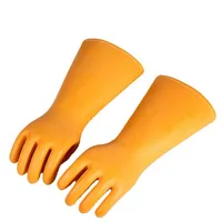 High voltage 35KV insulating gloves, anti-shock rubber gloves, comfortable and durable electrical labor insurance gloves