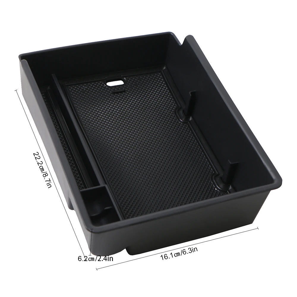 Car Central Armrest Storage Box For Hyundai Kona Elektro Kona EV 2020 Central Control Organizer Tray Accessories ABS Material