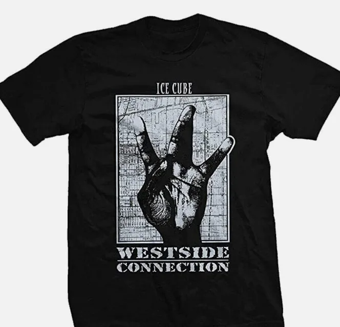 Retro Westside Connection Ice Cube T Shirt Classic Black S 2345XL