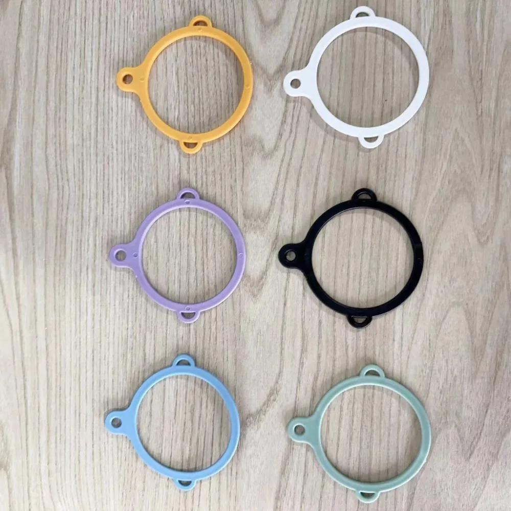 New 3-HOLE Water Bottle Plastic Ring Universal Fits Wide Mouth 12-64oz Aquaflask Holder Non-slip DIY Decor Cup Ring