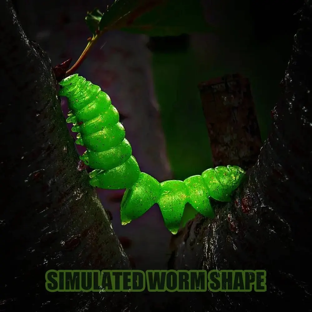 Spinpoler Poor Worm Soft Bait TPR Segement Body Floating Freshwater Saltwater Bass Trout River Sea Dropshot Ned Fishing Tackle image 3