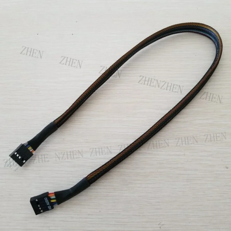 Y Y AC97 HD Audio Extension Cable UL1007 22AWG Wire for Chassis Front Panel 50cm