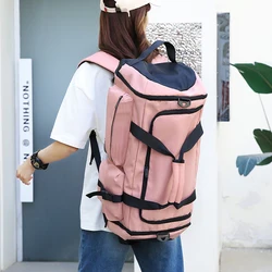 Bolsa de viaje de gran capacidad, mochila reforzada para exteriores