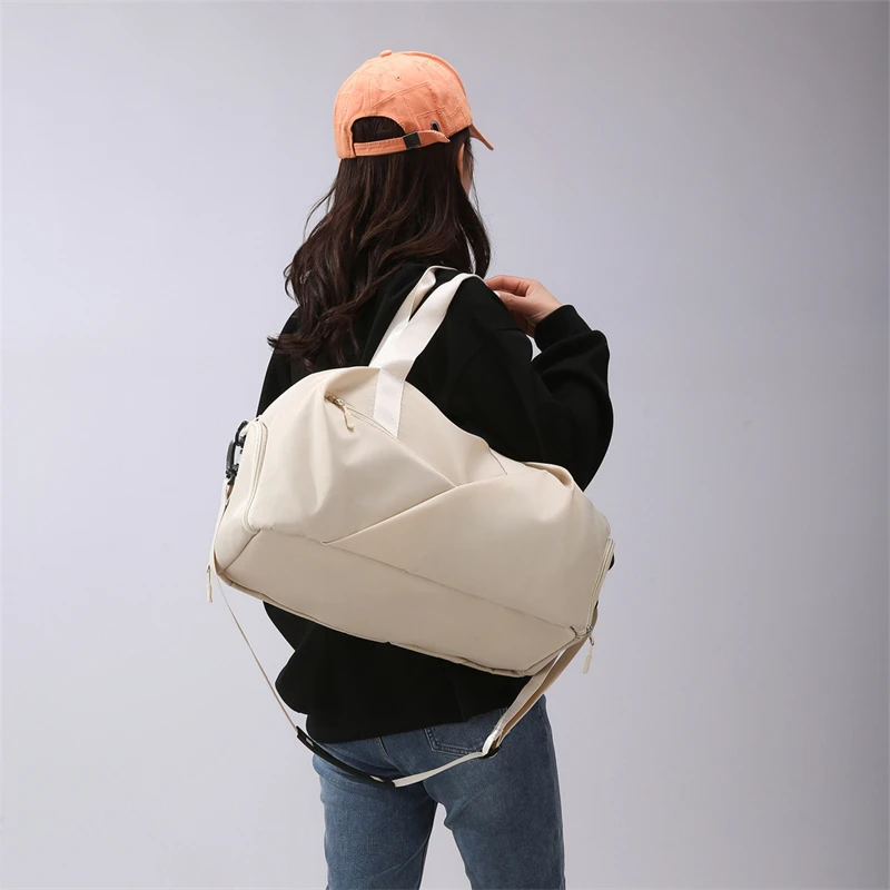 Freizeit-Reisetasche mit großem Fassungsvermögen, Handtasche für Kurzstrecken-Geschäftsreisen, leichte und einfache Gepäcktasche, Fitnesstasche