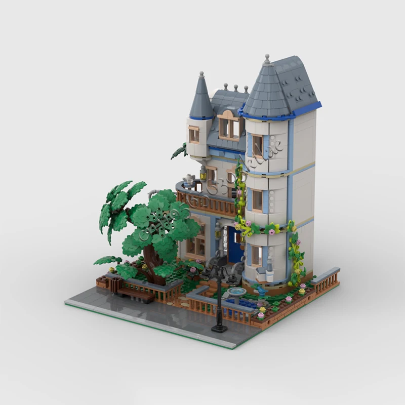 411 ELEMENTÓW Średniowieczne Miasteczka Dom Technologia Z Klockami Zestawy Architektura Miasta Zamek Kreatywne Modułowe Klocki Prezent Świąteczny Dla Dzieci