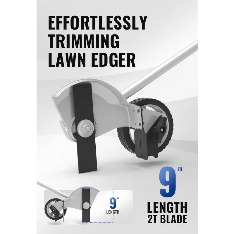 Wild Badger Power Edger Attachment WBEDGERATT, Black