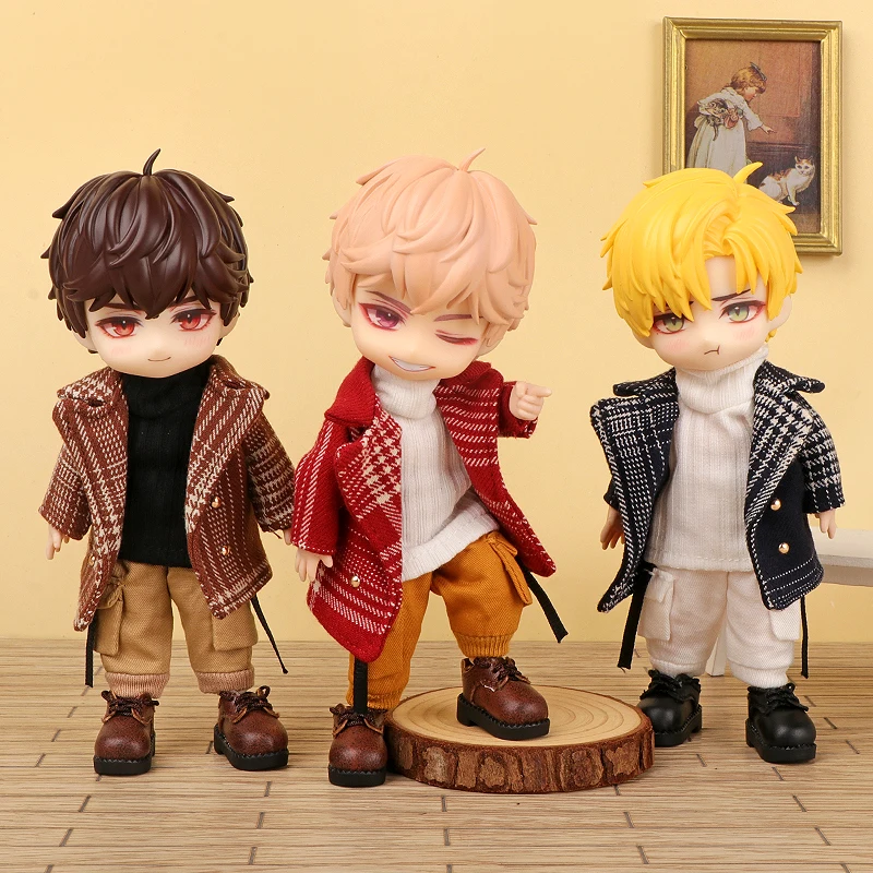 Ob11 Blazer Plaid Windbreaker Molly Baby Clothes 12 Points BJD Set For Obitsu11 GSC Molly 1/12 Doll Clothes Doll Accessories