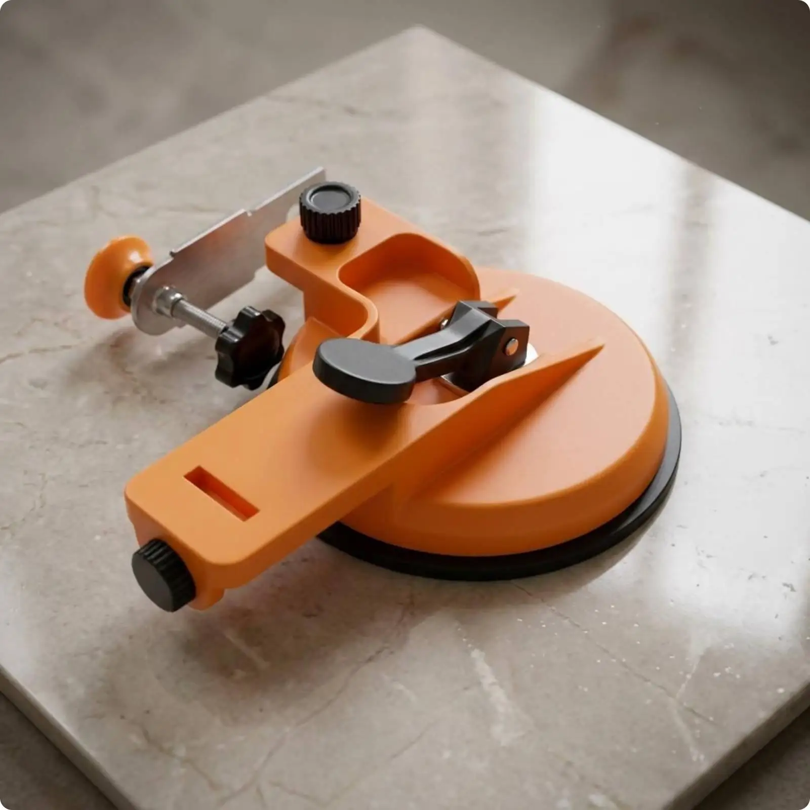 Marble Suction Leveler Tile Positioning Tool Strong Grip Adjustable Seam Fixer for Floor Wall Installation Work