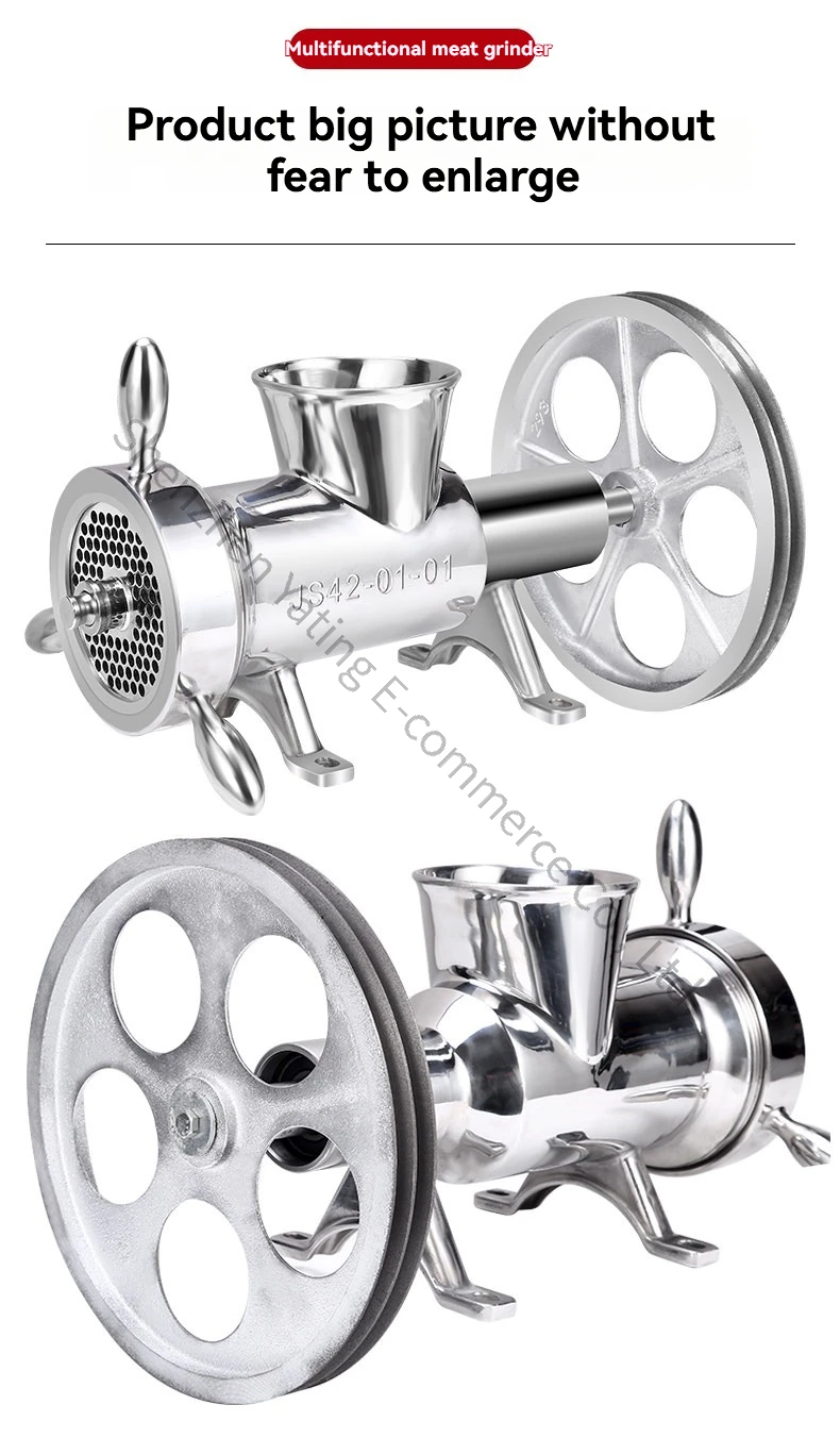 Stainless Steel  Electric Meat Grinder, Frozen  Fish Meat Grinder Rice Cake Grinder, Chili Meat Shop