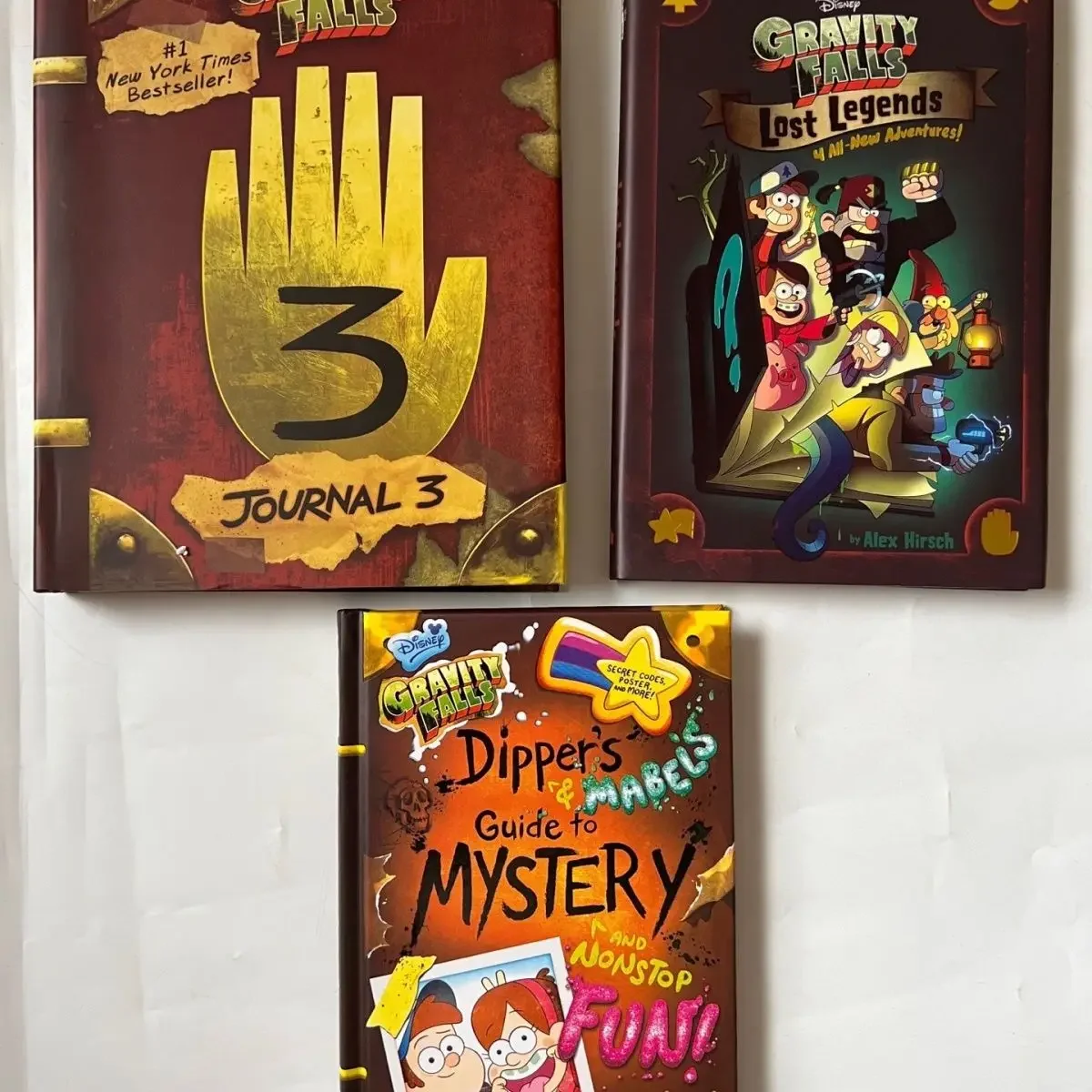 Weird Town 3-volume set: Lost Legends + Exploration and Entertainment Guide + Dipper's Diary English hardcover book