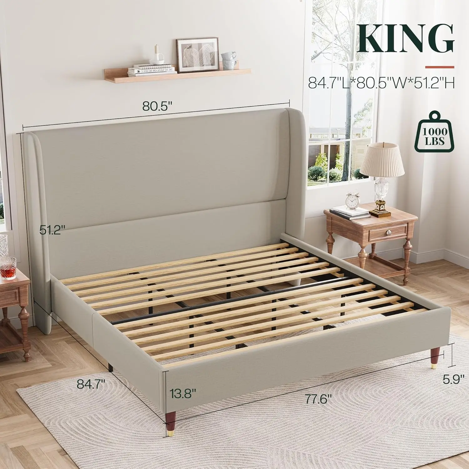 Thumbnail 2 - #18 Trending Wooden Bed Frames Right Now