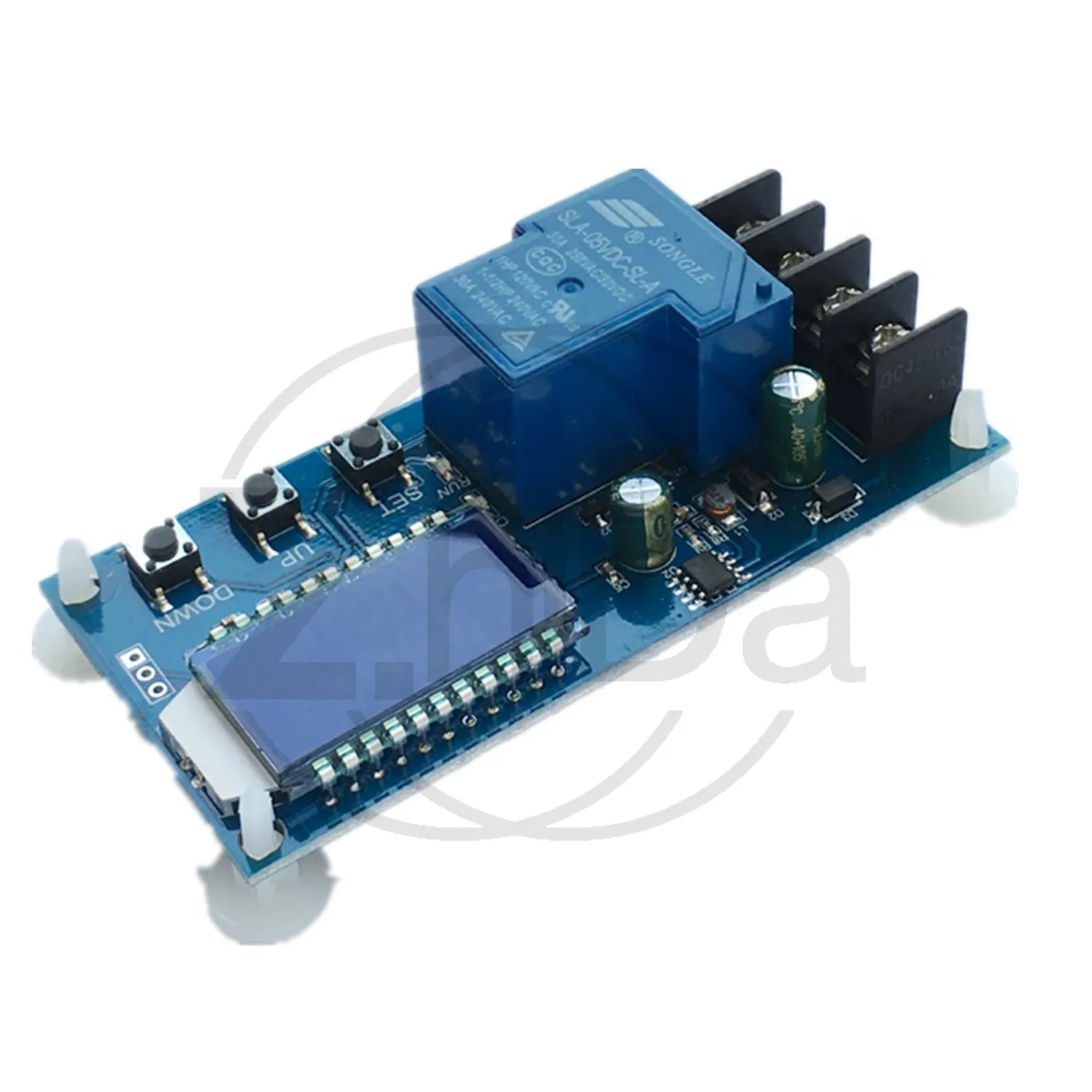 6-60V 10A 30A Battery Charging Protection Board Lithium Lead Acid Battery Overcharge Cutoff Module Digital Display