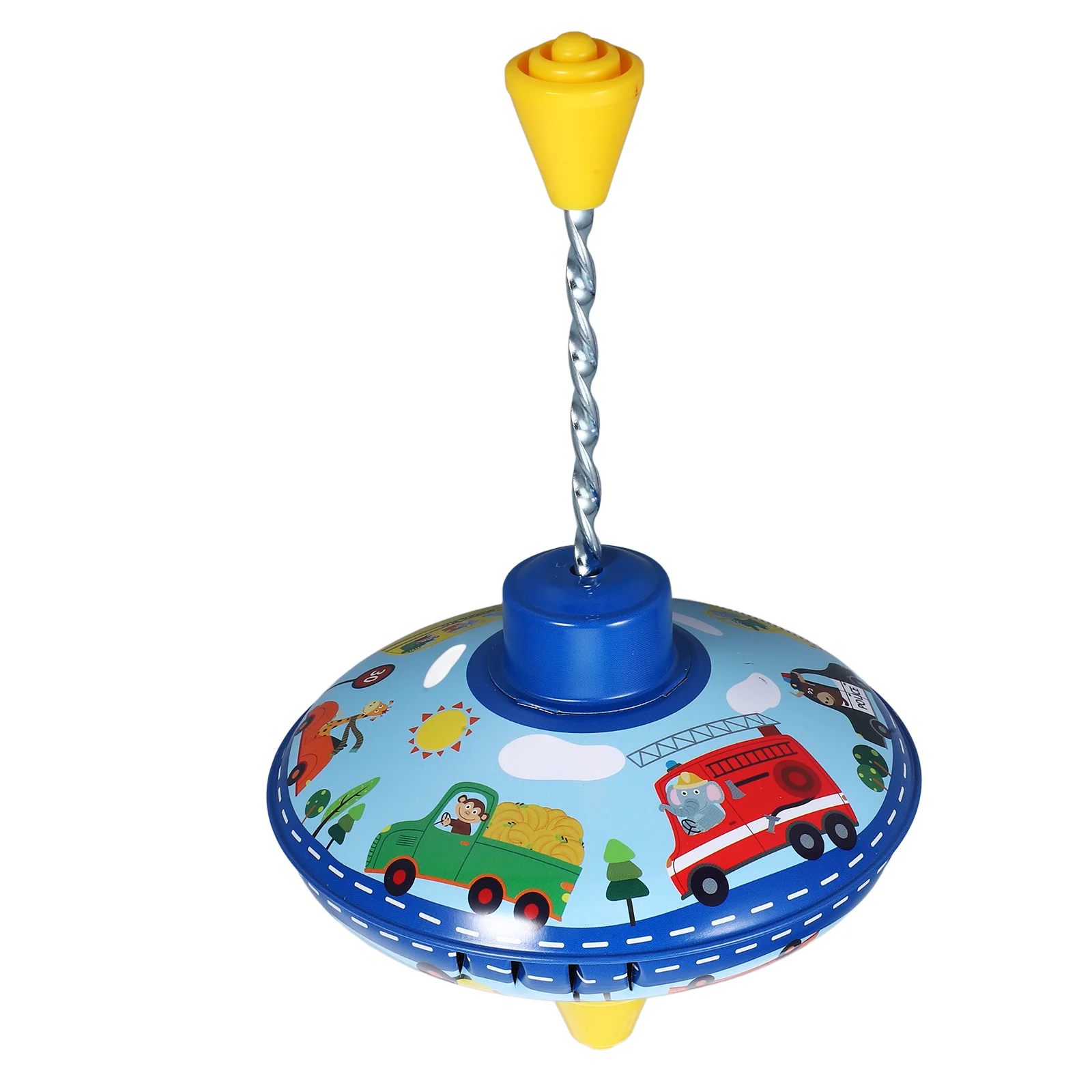 Tin Spinning Top Child Rotating Toy Baby Boy Gifts Kids Educational Jacket Plaything Interesting