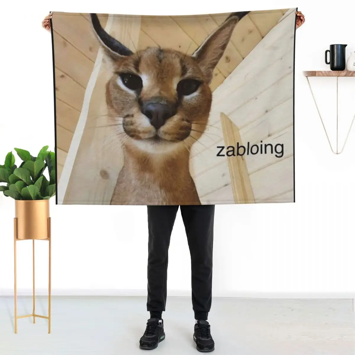 Zabloing Meme Throw Blanket cosplay anime Luxury St Summer manga Furrys Blankets