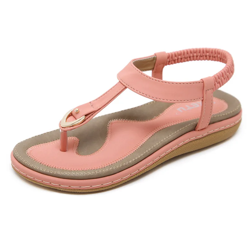 Shoes for Women Plus Size 35-42 Summer Fashion Sandals Flip Flops Flat Shoes Bohemia Ladies Beach Casual Sandals Women Sandals