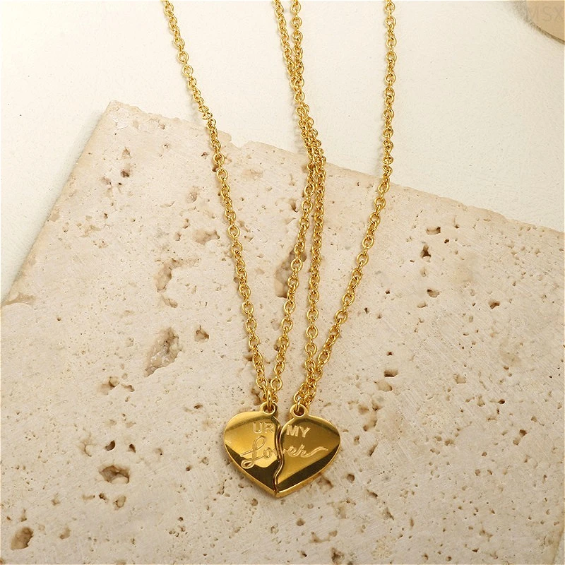 Cienki naszyjnik ze stali nier – Magnetic Couple Matching Necklaces recenzja i cena