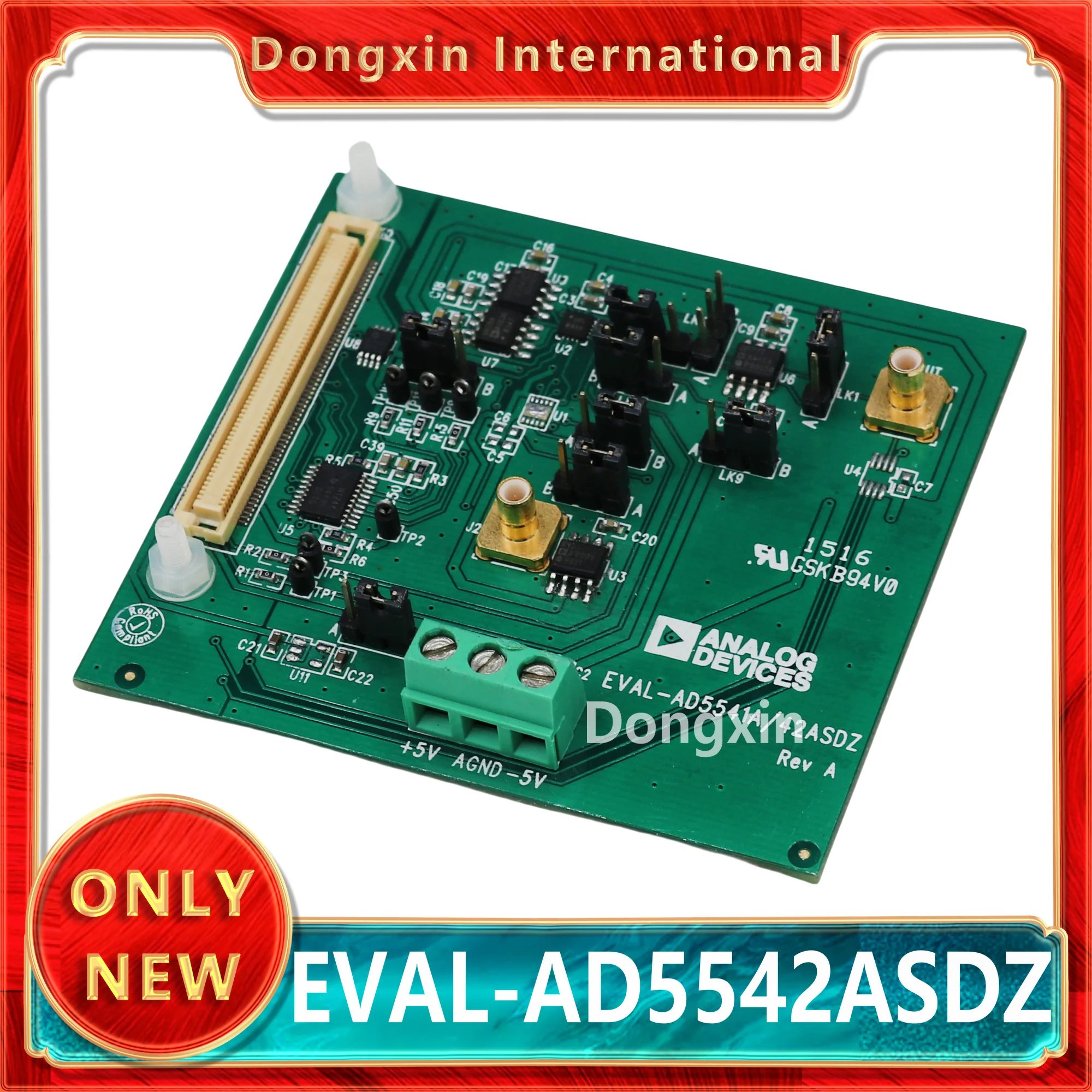 

ADI original EVAL-AD5542ASDZ 16-bit Sample rate digital-to-analog converter (DAC) evaluation board