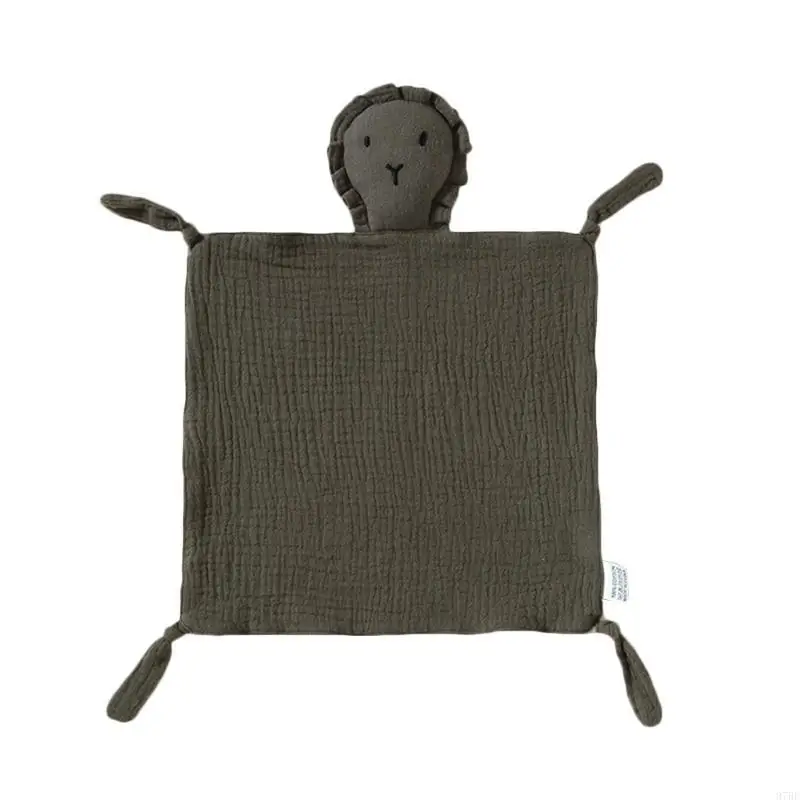 97BE القطن منديل الرضع الصغار اللعاب منشفة الأسد دمية الراحة وشاح بطانية #1