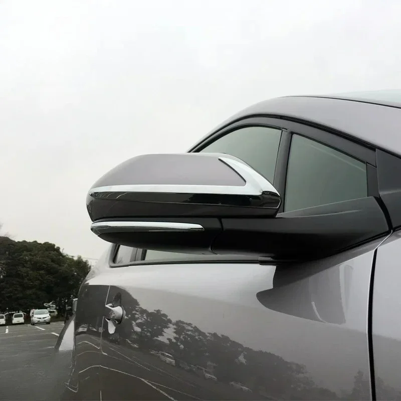 For Toyota C-HR CHR 2016-2018 2019 2020 2021 2022 Chrome Car Rear View Side Door Mirror Cover Trim Molding Strip Accessories