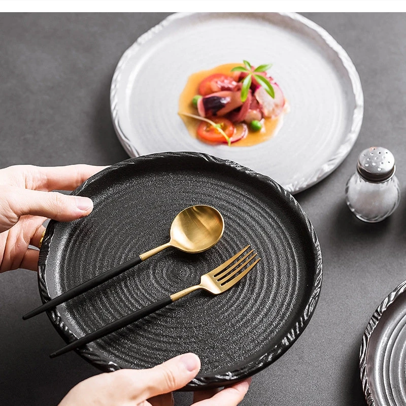 

8,5-дюймовый стейк в японском стиле, обеденная керамика, неправильная кухня