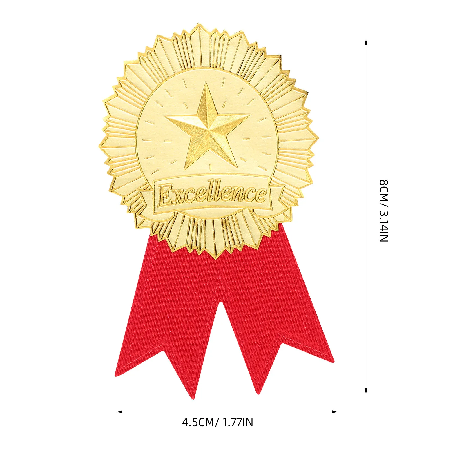 Certificate Sealing Stickers Graduation Achievement Award Diploma Medal Creative Medals