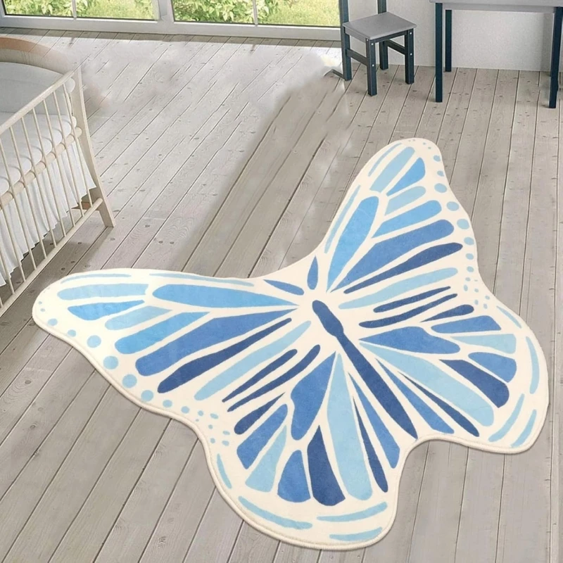 Bedroom Decoration Butterfly Carpet Soft Lounges Rugs Modern Simple Carpets