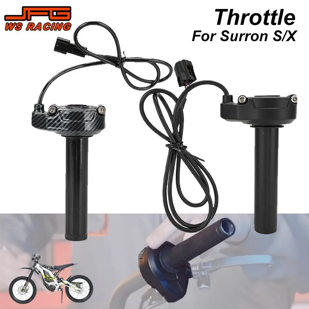 

Throttle Turn Grip Motorcycle Accessories Carbon Fiber Color Grip For Sur Ron S X Sur-Ron S Surron X Electric Cross-country Bike