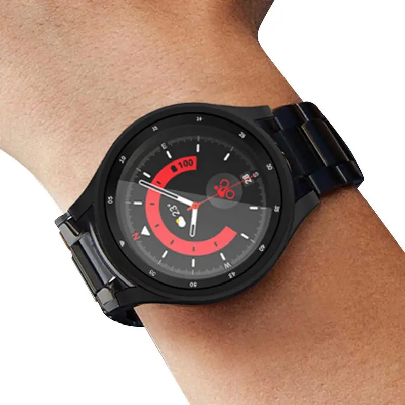 Watch Case Suitable For SamsungGalaxy Watch5 Pro 45mm Case TPU All-inclusive Watch5pro Protective Case With Scale Accessories