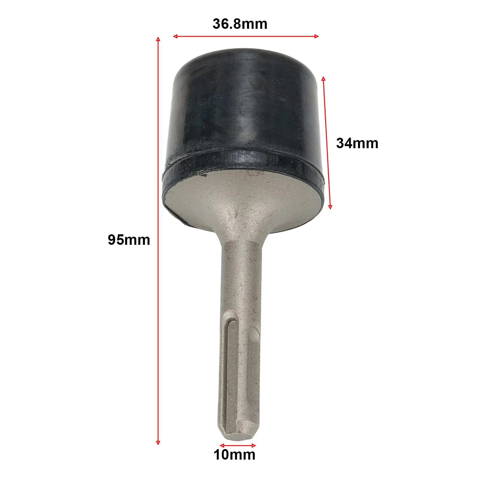 

1PC Rubber Electric Hammer SDS-PLUS Shank For Automotive Sheet Knocking Flat Iron Solid Carbide Rubber Impact Hammers