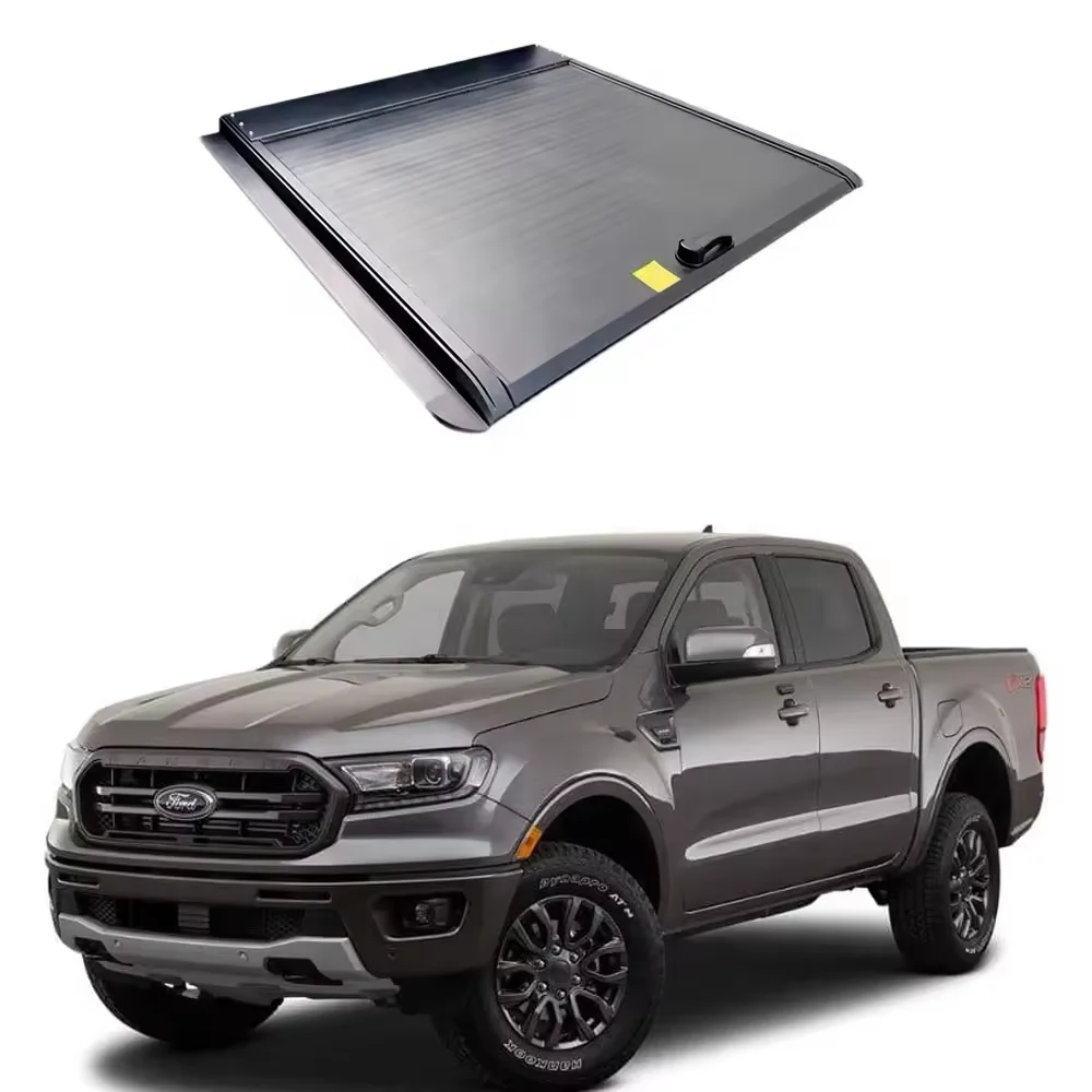 

Spider Man Auto Parts Hard Type Aluminium 4x4 Pickup Truck Retractable Camper Tonneau Cover for Ford Ranger Wildtrak F150