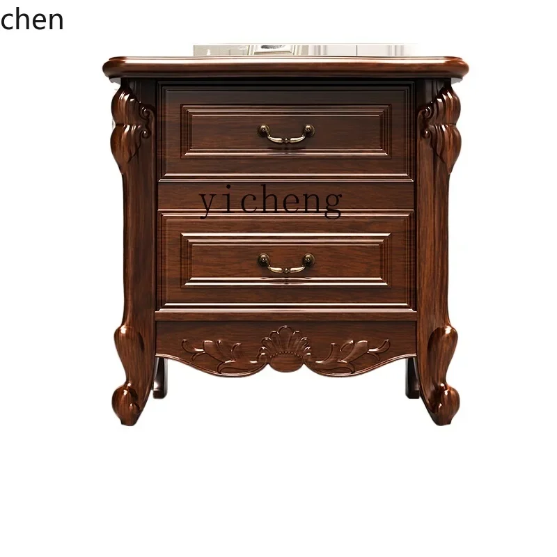 

a-16A3-16 solid wood bedside table safe box integrated invisible high intelligent anti-theft large capacity fingerprint password