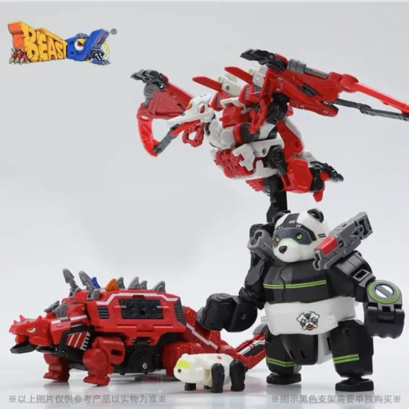 

52TOYS Transformation BeastBox Firefighter Heroes 3Pcs Set Robots Animal Action Figure Toys