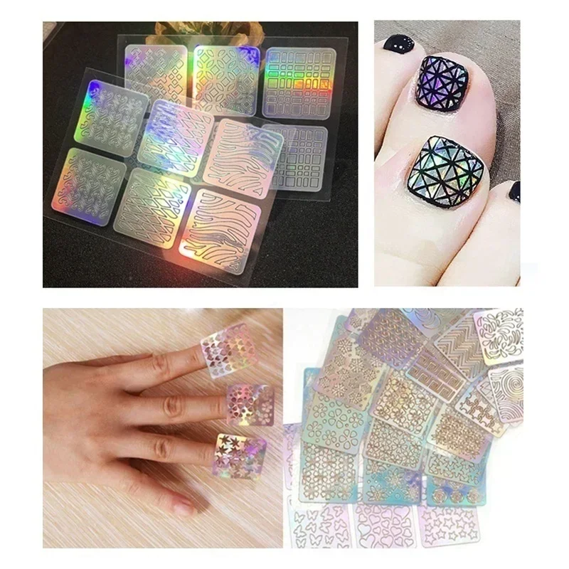 24pcs French Nail Sticker