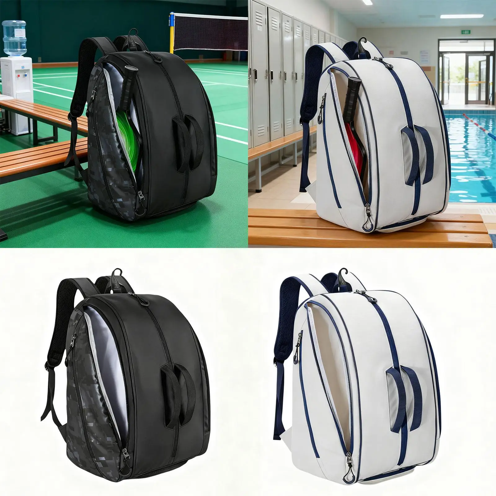 

Pickleball Bag Pickleball Backpack Large Capacity Practical Stylish Nylon Multifunctional Paddle Carry Bag for Women and Men