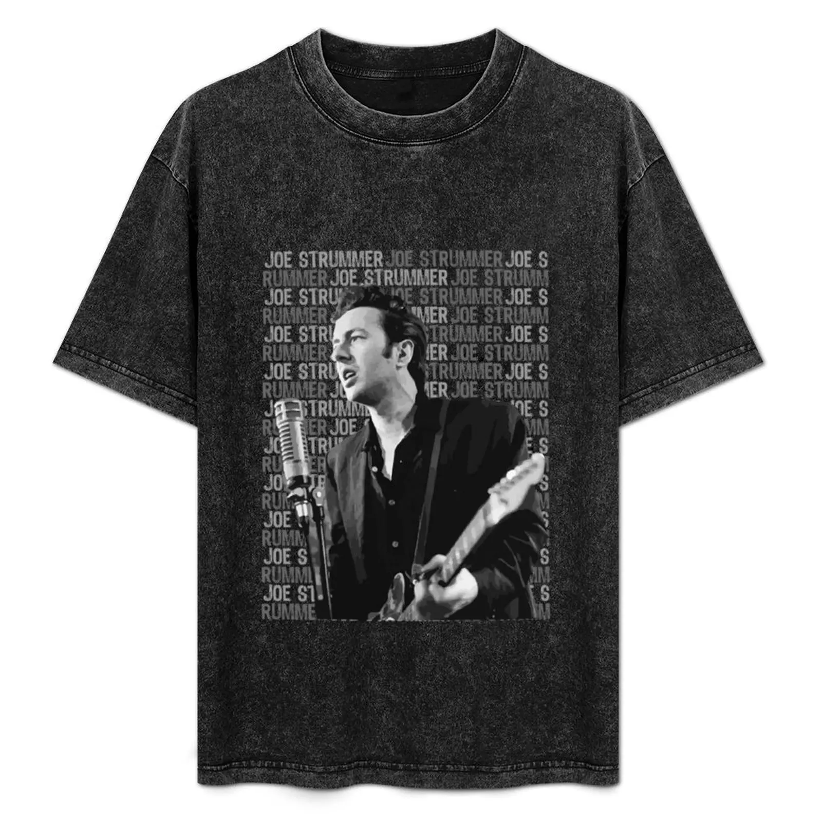 

Joe Strummer T-Shirt Basic Breathable Solid Color T-Shirt