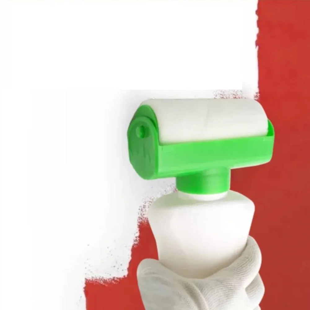 Wall Repair Paint Roller Brush Container Only Reusable with Controlled Paint Flow for Home and Professional Use