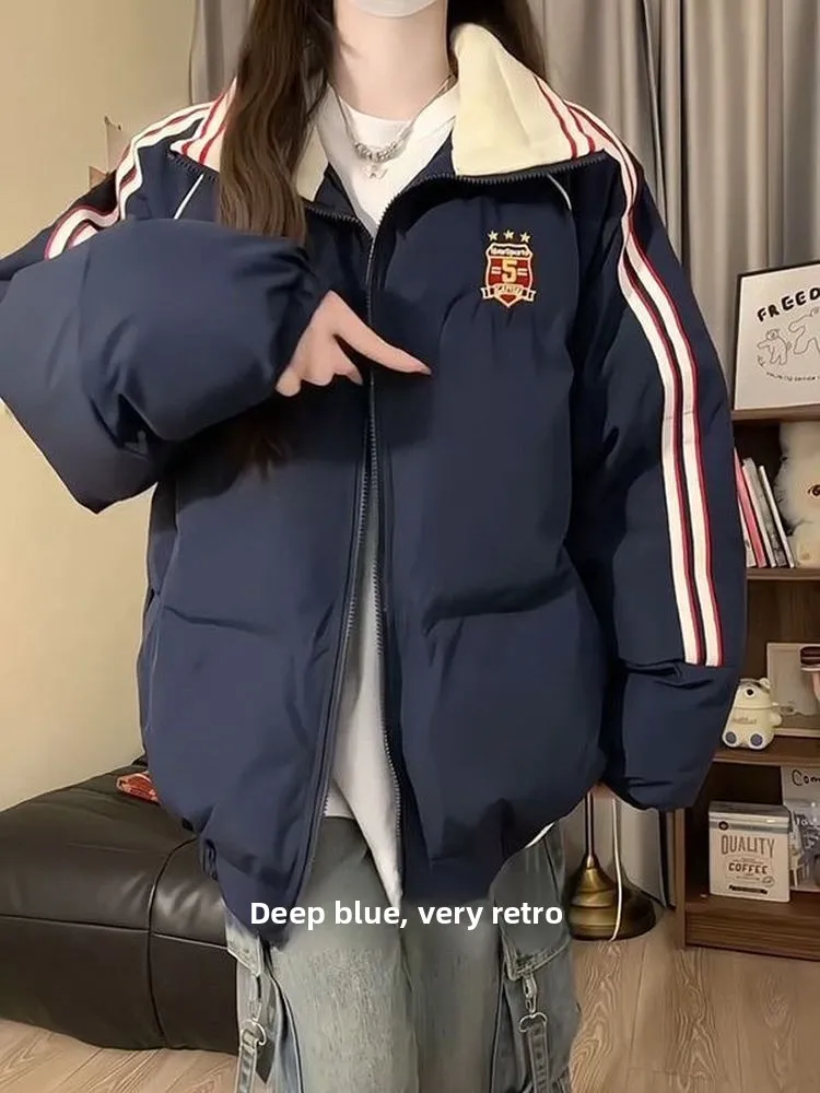 Blanco Thiened down Jaet mujer Sle invierno 2025 nuevo tamaño pequeño estudiante moda Thi prendas de vestir exteriores de invierno para mujeres