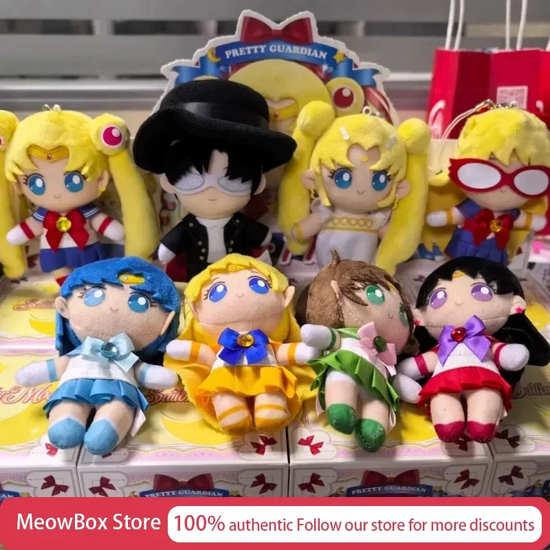 

Оригинальная коллекционная фигурка-сюрприз Pretty Guardian Sailor Moon: серия Blind Box, кавайный аниме-аксессуар, настольное украшение, милые сувениры