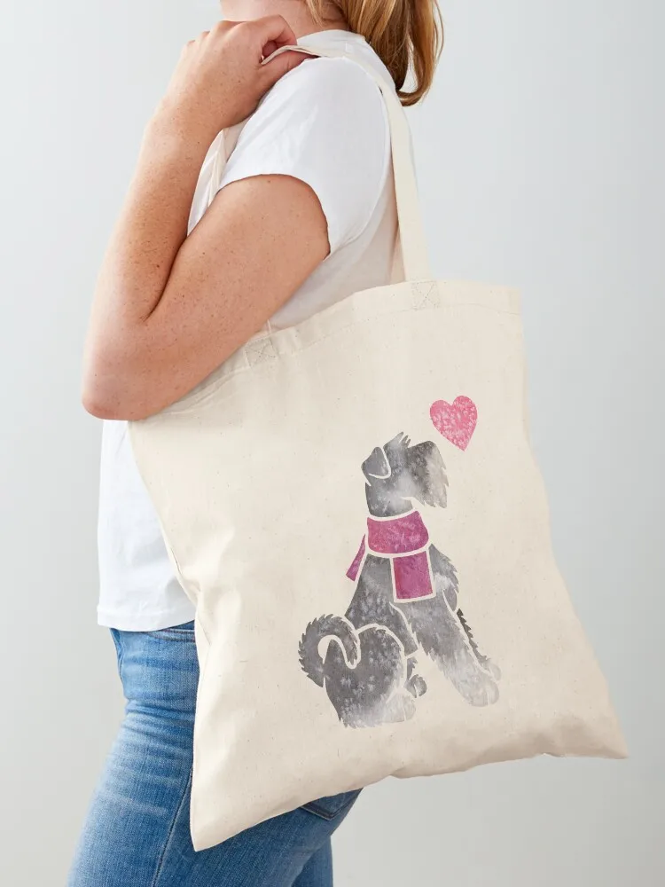 

Watercolour Standard Schnauzer Tote Bag Big bag women women bag for beach large size bags