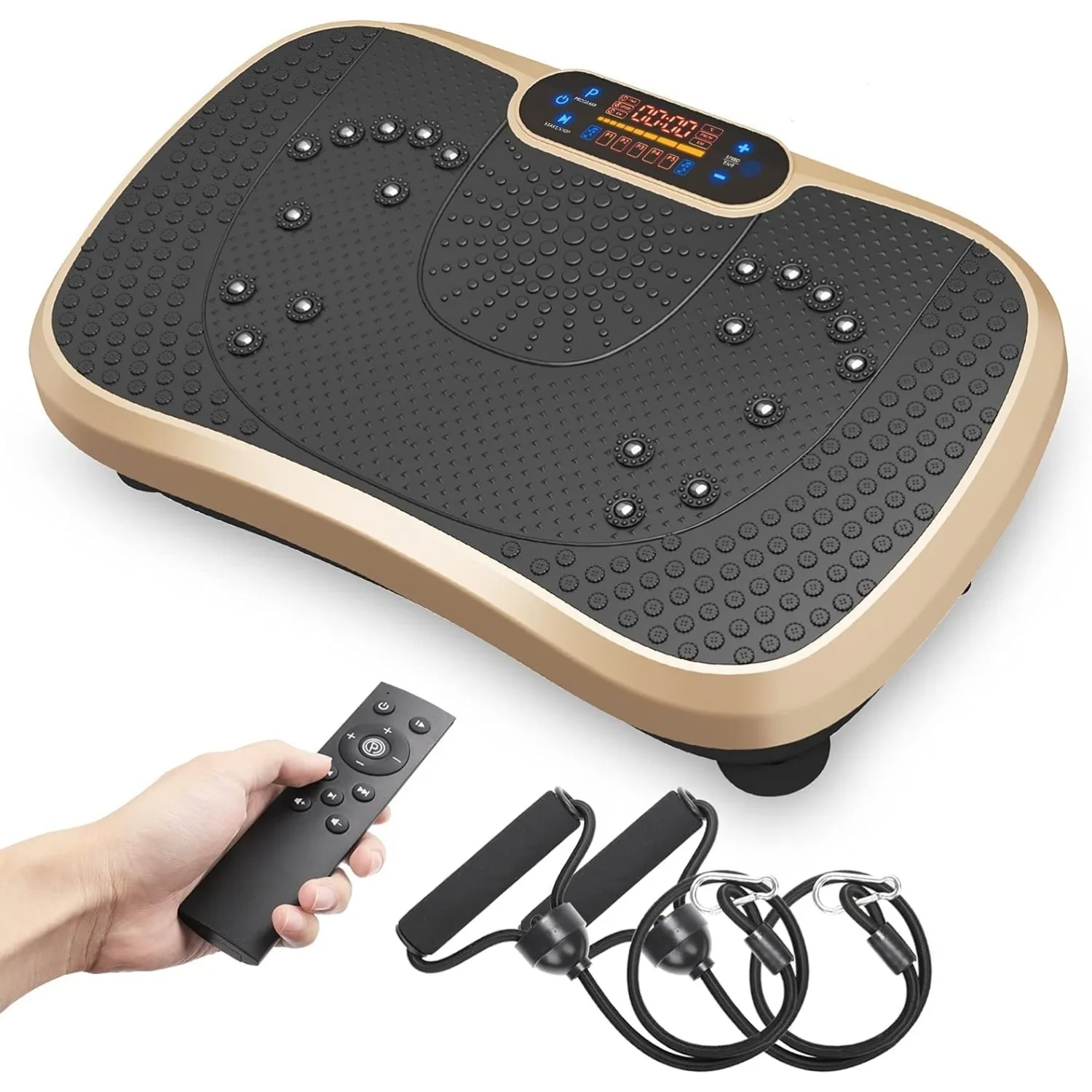 Vibration Plate Exercise Machine, Slim Vibration Platform for Home Training & Shaping, 99 Levels